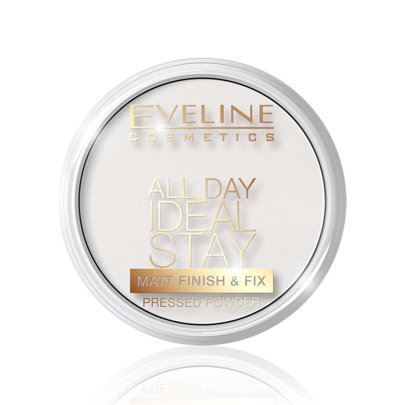 پودر فیکس Eveline All Day ideal stay pressed powder