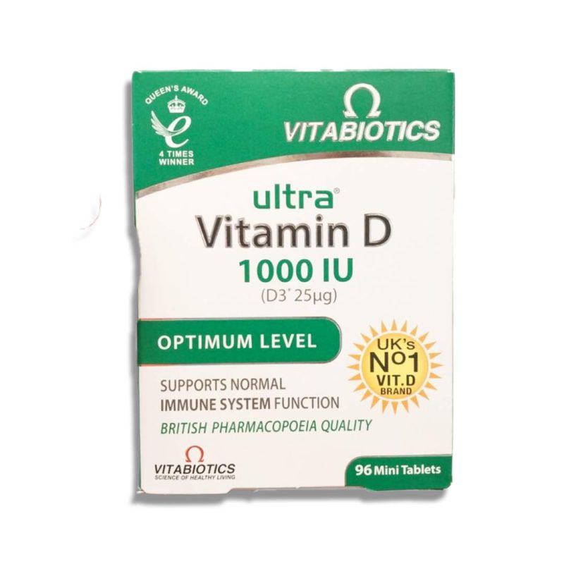 ویتامین دی 1000 ویتابیوتیکس اولترا اصل انگليس Vitabiotics Vitamin D