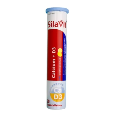 قرص جوشان کلسیم و ویتامین دی 20 عددی silavit
